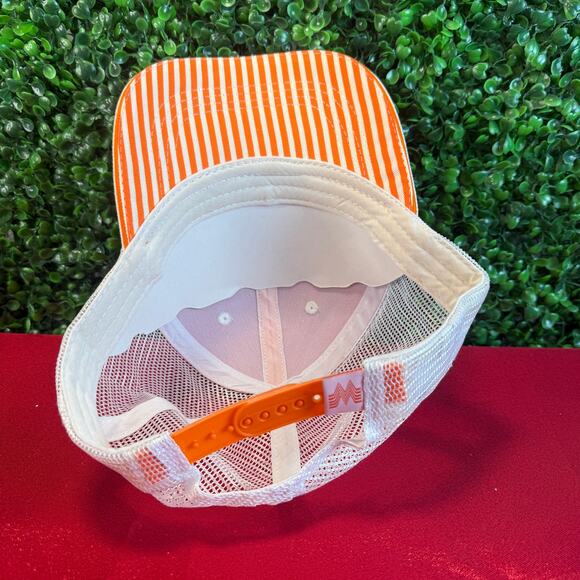 Texas Whataburger Great Taste Trucker Adult Cap Hat Rare Orange White - Picture 7 of 8